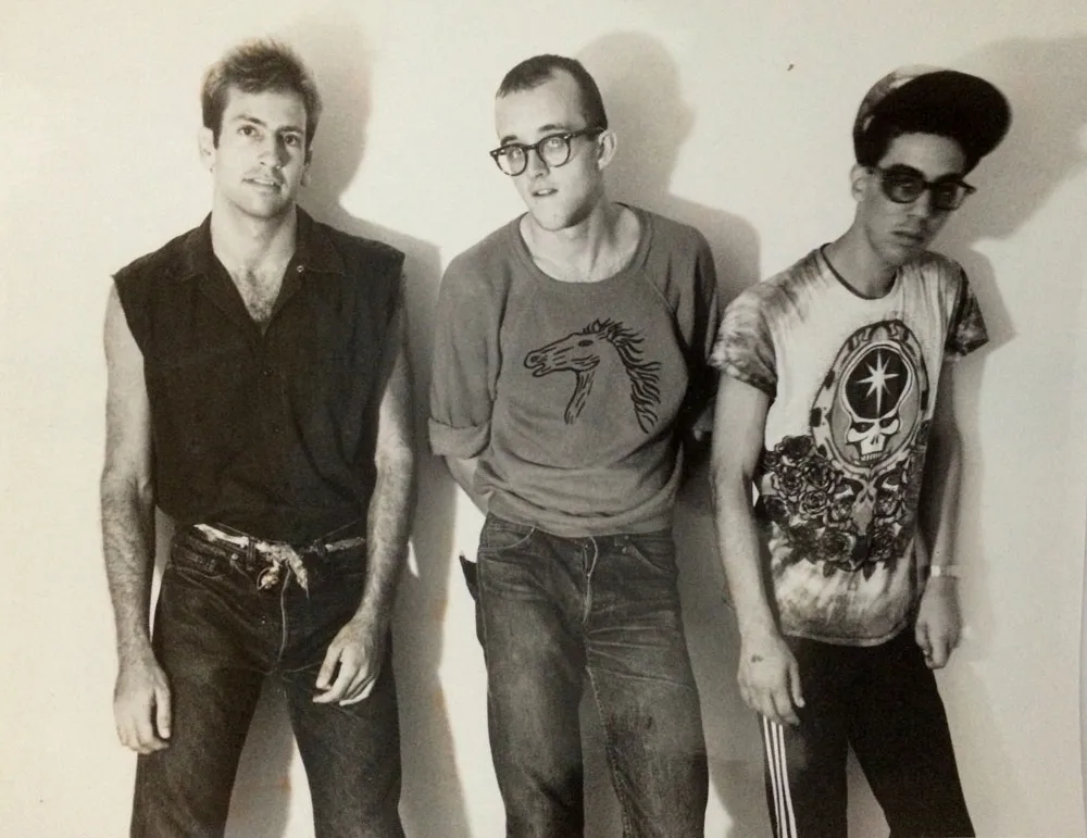 Kenny, Keith Haring, and Futura 2000, 1981