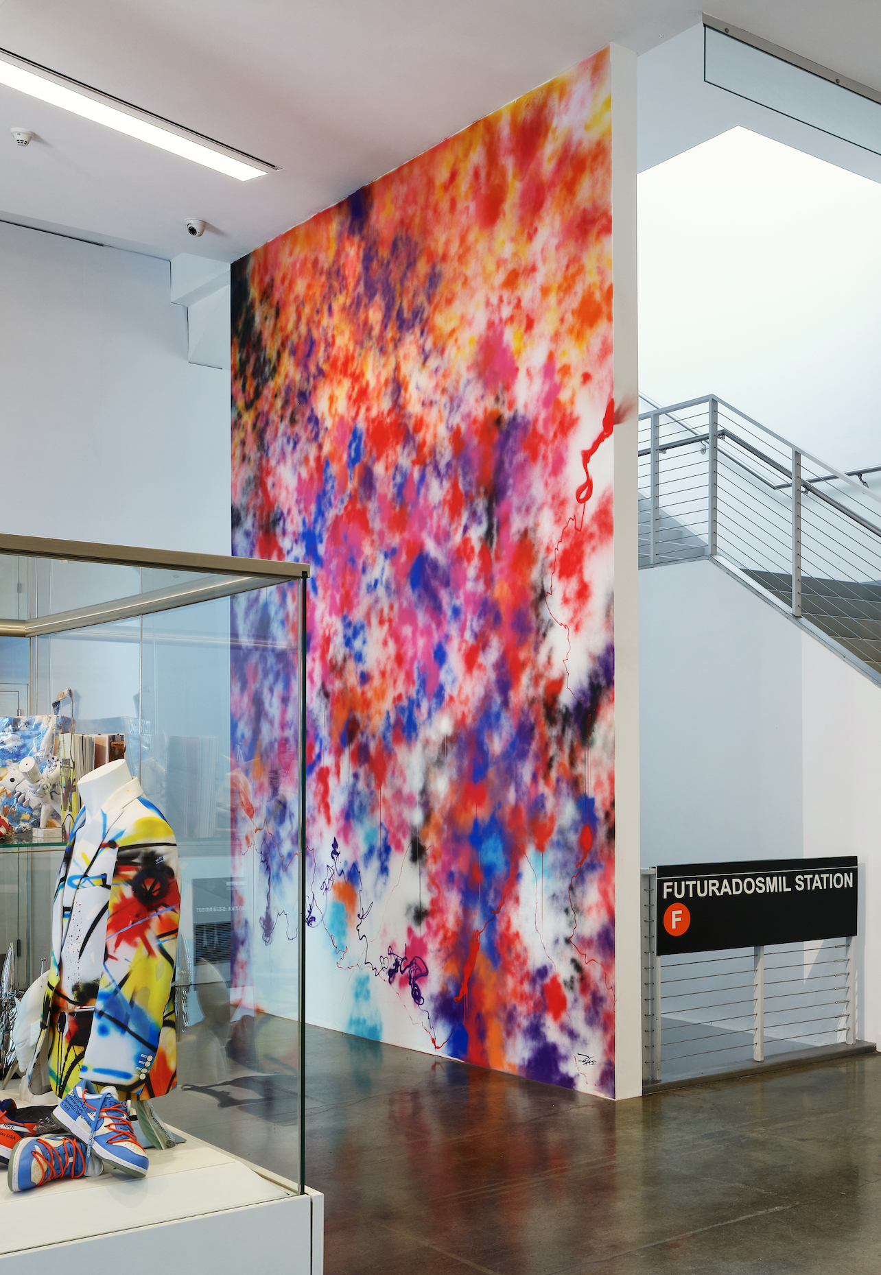 Installation view, Futura 2000: Aerosol Aesthetic, 2024, The Bronx Museum