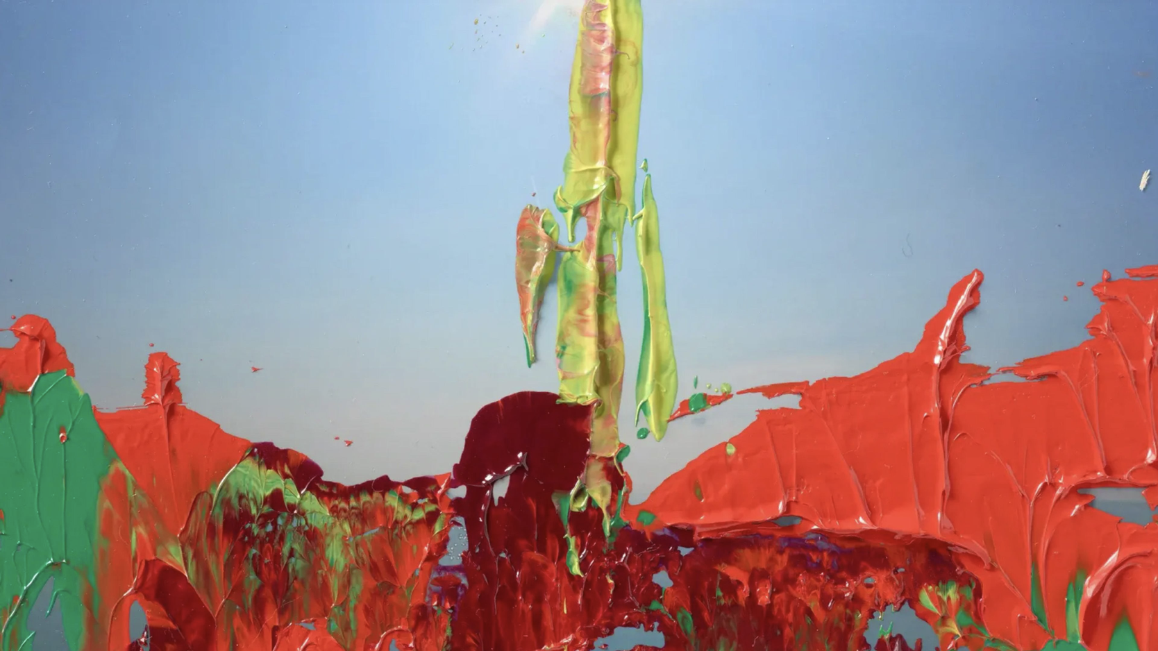 Gerhard Richter, Landschaften, installation view, David Zwirner