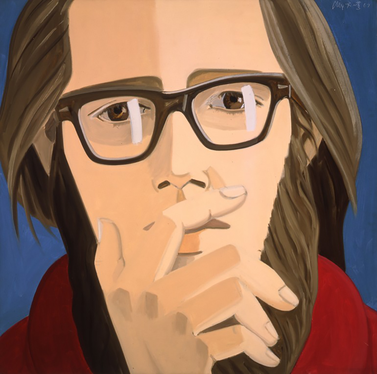 Alex Katz, Ted Berrigan, 1967