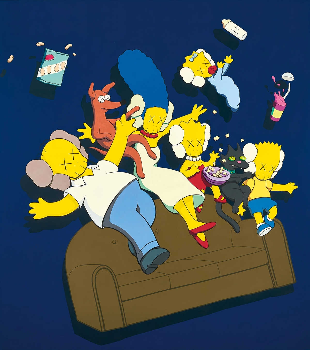 KAWS, Untitled (Kimpsons #1), 2004