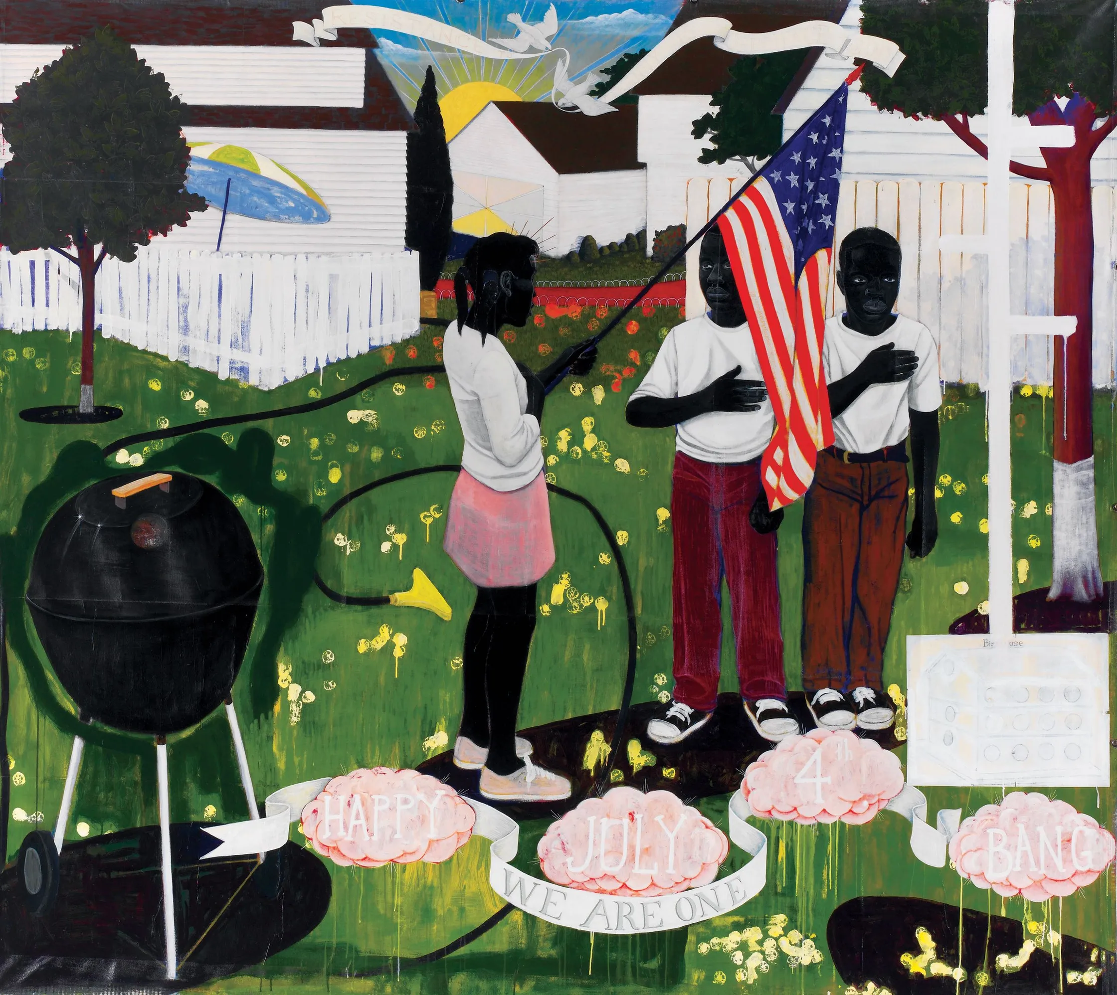 Kerry James Marshall, Bang, 1994