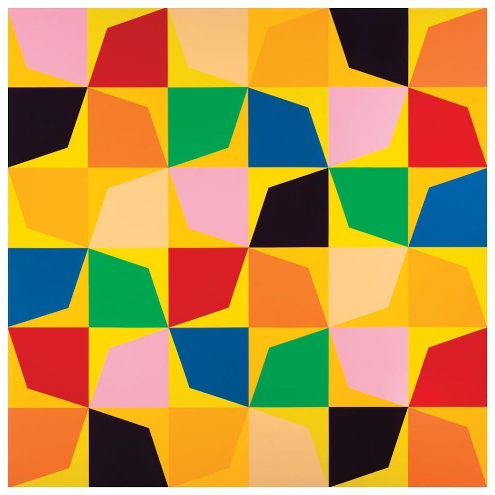 Odili Donald Odita, Flower, 2019