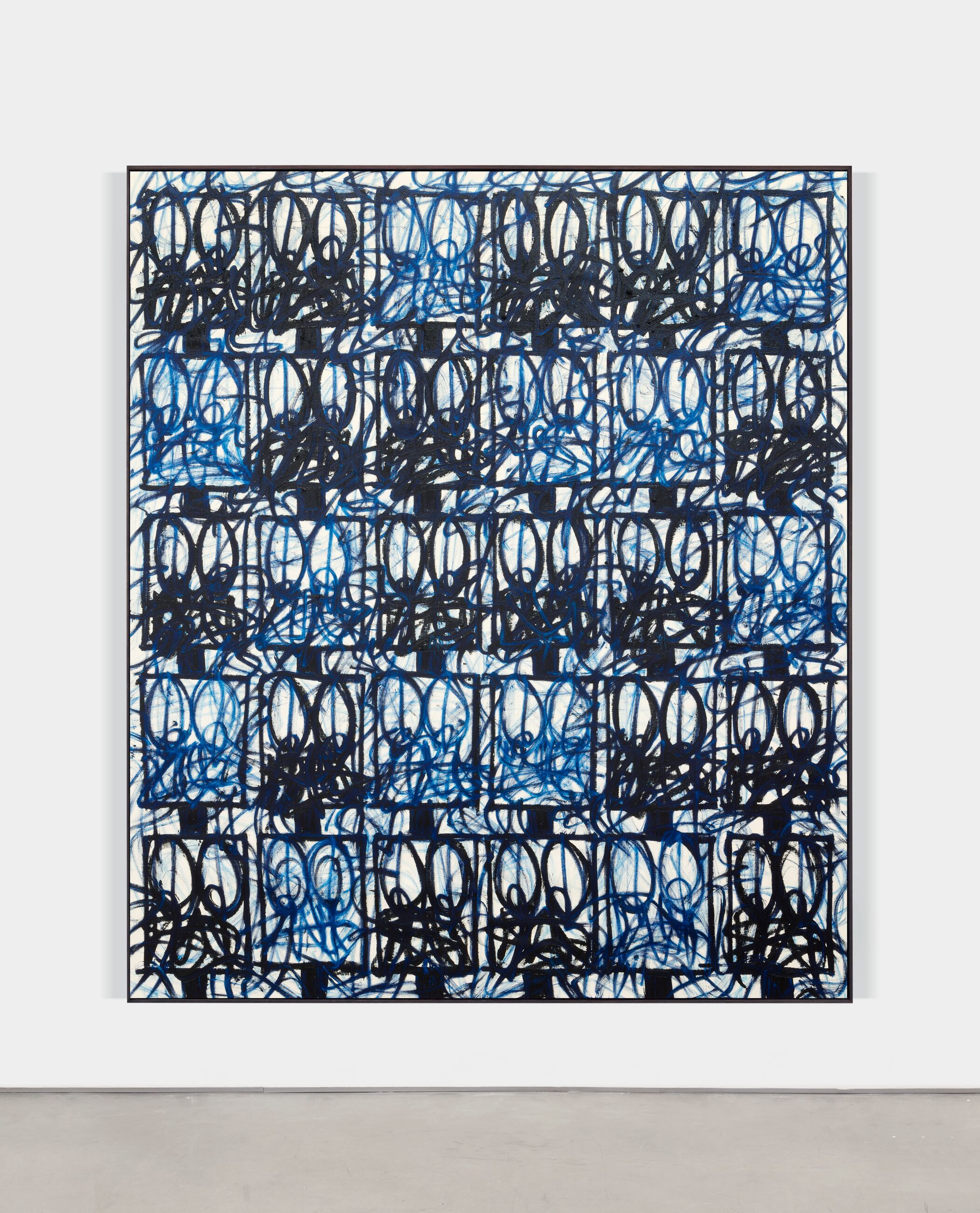 Rashid Johnson, Bruise Painting 'Bubble Bath,' 2023