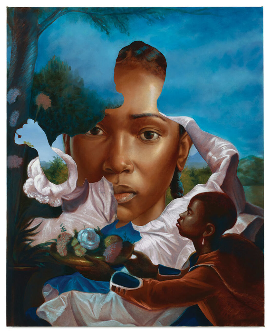 Titus Kaphar, Seeing through Time, 2018