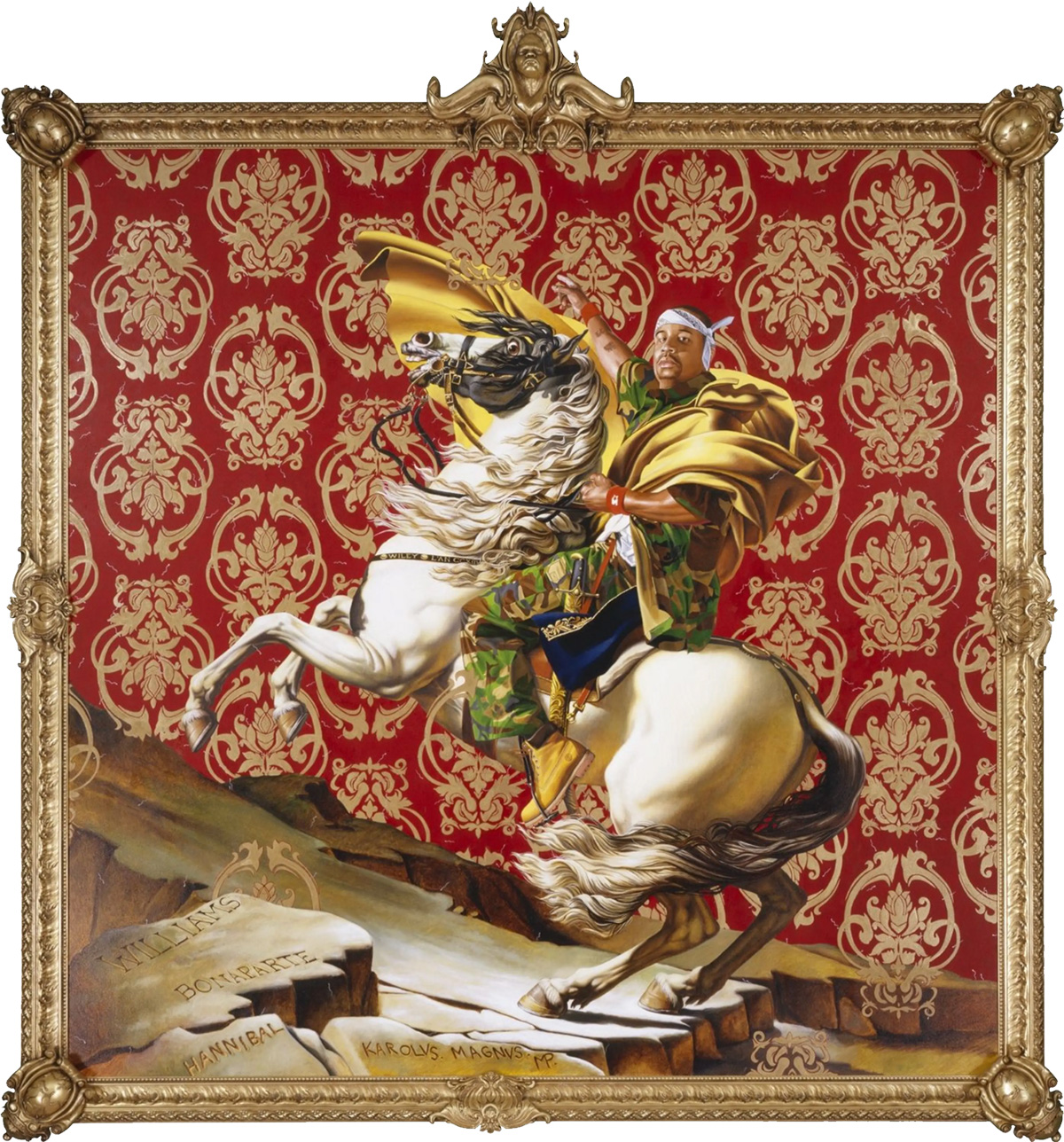 Kehinde Wiley, Napoleon Leading the Army over the Alps, 2005